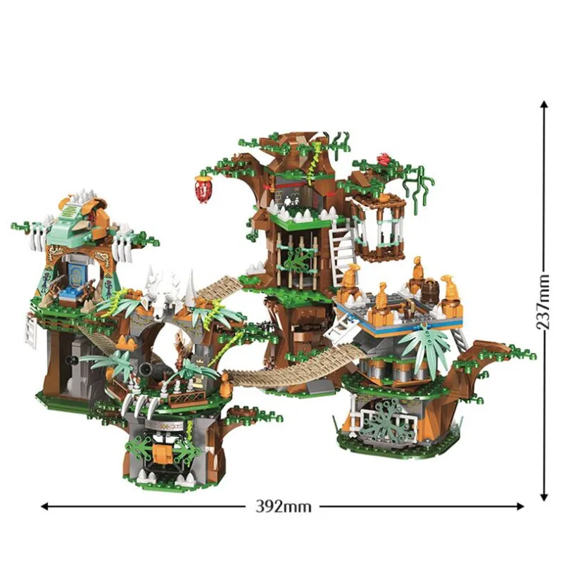 

Jurassic World Dinosaur Toys Tree House Building Blocks Jurassic World Park Figures Bricks Sets For Children Kids Birthday Gift