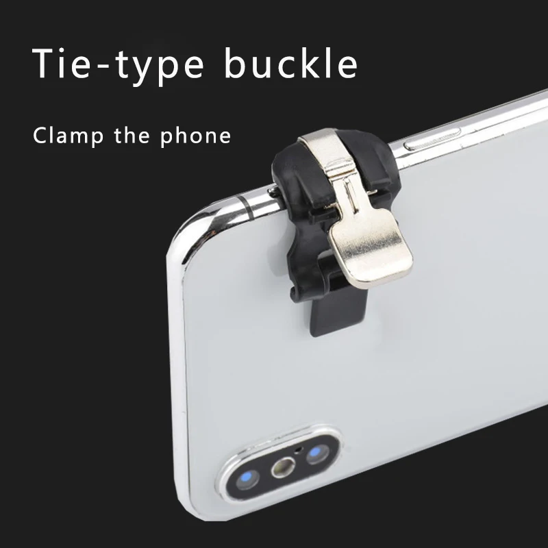Mobile Phone Game Joystick Trigger Controller 2Pcs For iPhone Android L1 R1 Shoot Fire Button PUBG Aim Key Smartphone | Электроника