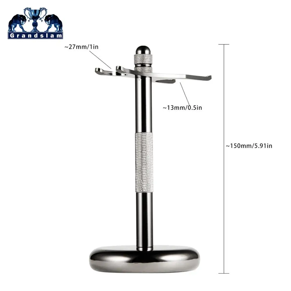 Only shaving Stand Grandslam 3in1 Набор бритвенных наборов для бритвенных лезвий Набор кисточек для бритья Pure Badger Наборы держателей щеток 10 Свободный Клинок - Цвет: Only shaving Stand
