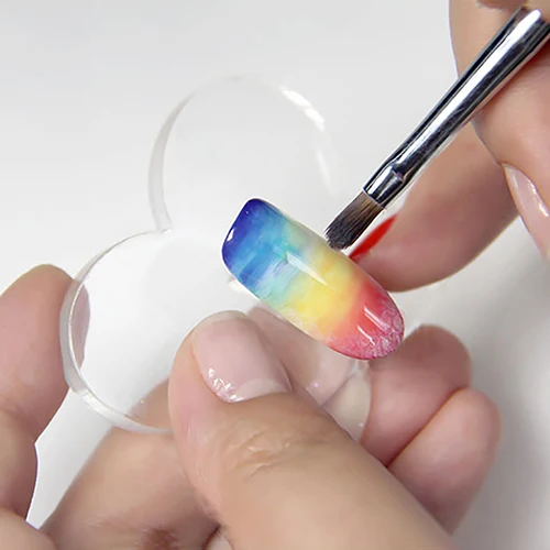 Акриловая Палетка для рисования ногтей в форме бабочки практический инструмент