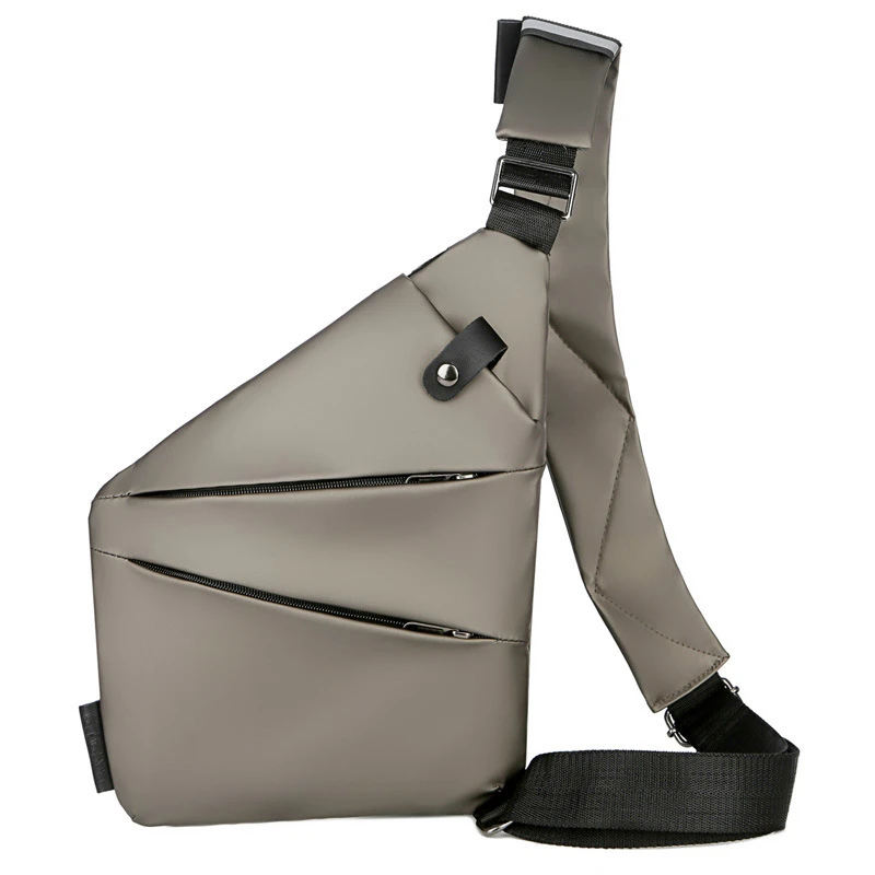 

Men's personal pocket shoulder bag waterproof bicycle antitheft Crossbody chest bag casual Cycling sports gun bag Messenger bag