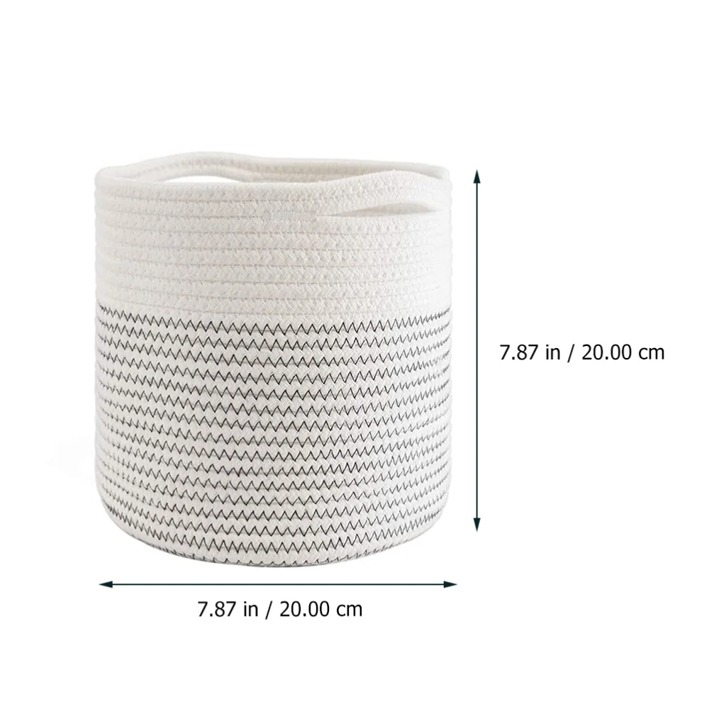 

1pc Clothes Storage Basket Home Storage Container Clothes Organizer (White)