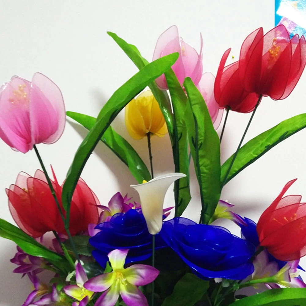 1 5 м красный Шелковый цветок/нейлоновый цветочный чулок сделай сам цветок