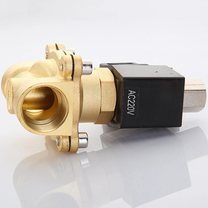 

One-Way Pipeline Water Valve, Air Valve, Two-Way Solenoid Valve for Water, Normally Open Solenoid Valve