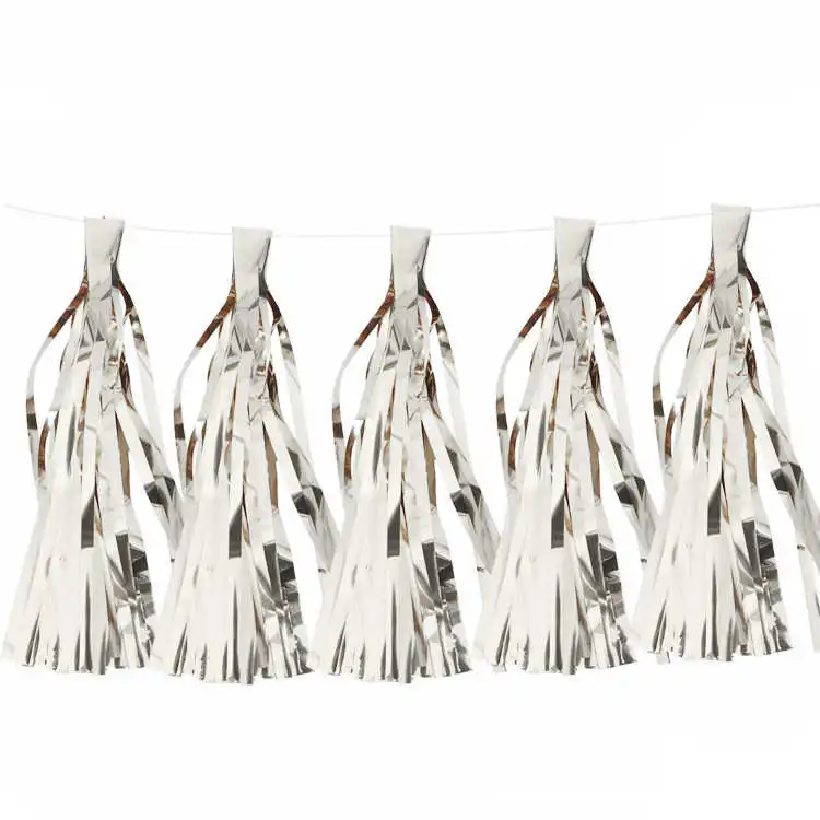 5pcs tassel 1 пакет 100 шт радужные цветные натуральные перья прозрачные bobo конфетти для воздушного шара аксессуары детские праздничные вечерние аранжировки - Цвет: 5pcs tassel