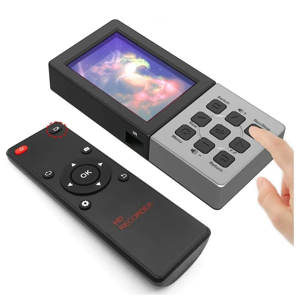 Ezcap273 HDMI Game capture 1080P60fps на Micro SD карту непосредственно с четким 3 5 &quotцветным экраном