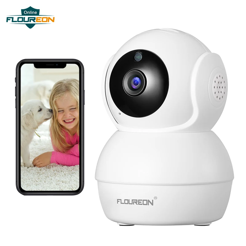 Беспроводная ip-камера Floureon 1080P HD Wi-Fi умная камера безопасности с датчиком