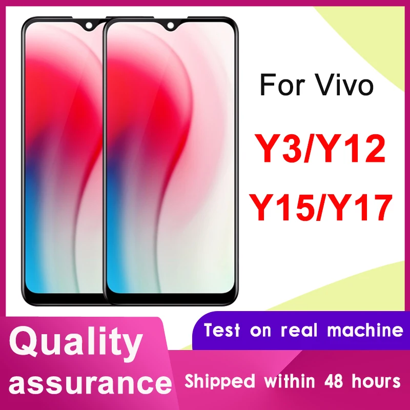 100% тестирование 6 35 ''Дисплей Замена для Vivo Y3 Y12 Y15 Y17 ЖК дисплей Дисплей