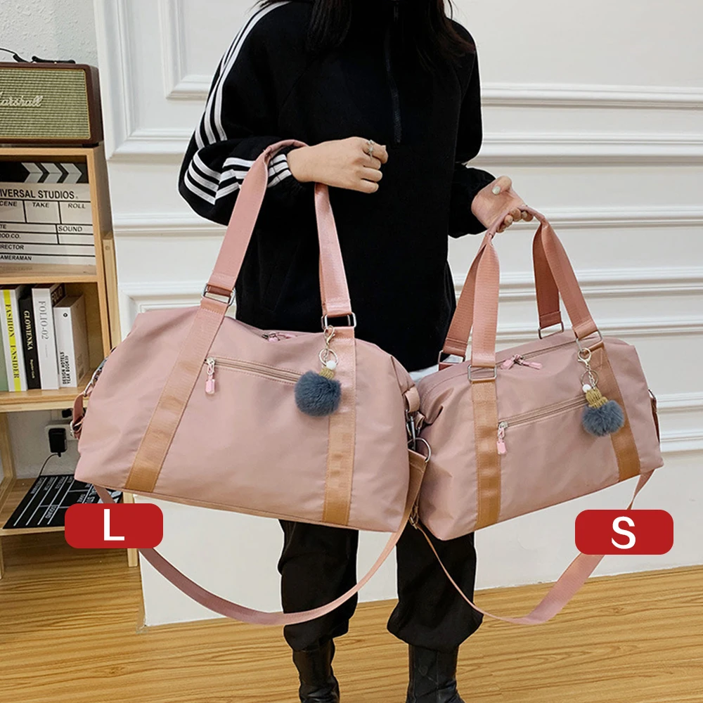 Sport Bag Gym Fitness Yoga Waterproof Nylon Travel Handbags Shoulder Luggage Storage Trip Crossbody Trolley Case Bags  X228A