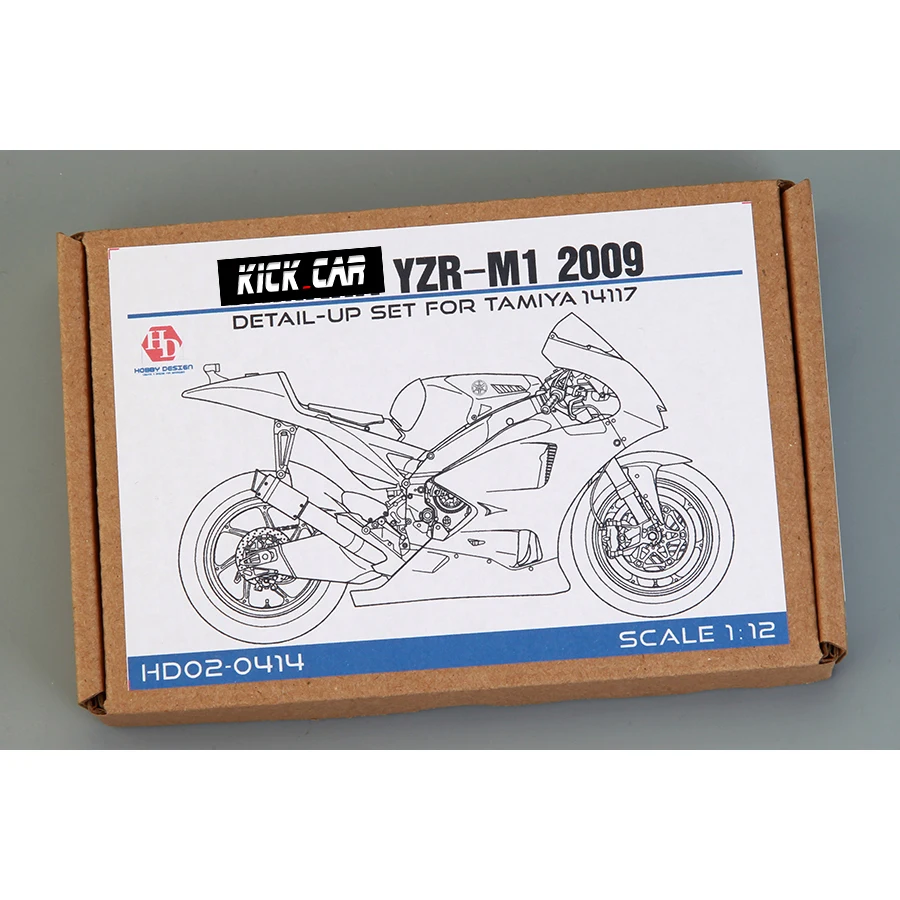 

Hobby Design 1/12 YZR-M1 2009 Detail-up Set Model Car Modifications Hand Made Model For Tamiya 14117 HD02-0414