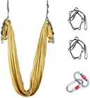 Комплект гамака для аэройоги 5*2,8 м, растягивающийся антигравитационный поплавок для фитнеса и йоги, инверсионные ремни с цепочкой из маргаритоккарабином