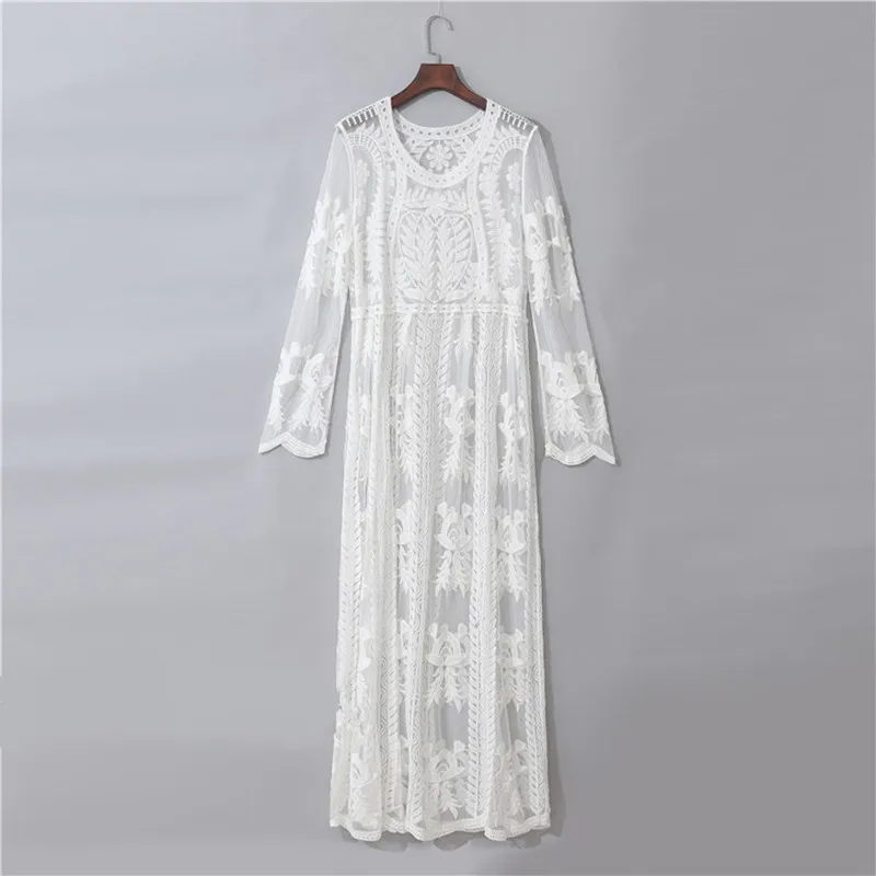 

Elegence Pregnancy Lace Maxi Dress Photography Prop White Baby Shower Long Dresses Maternity Gown For Pregnant Women Photo Shoot