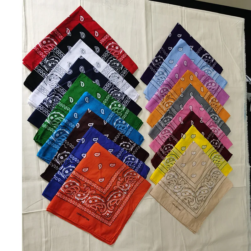 Бандана в стиле хип хоп из 100% хлопка головной убор унисекс повязка на голову шарф