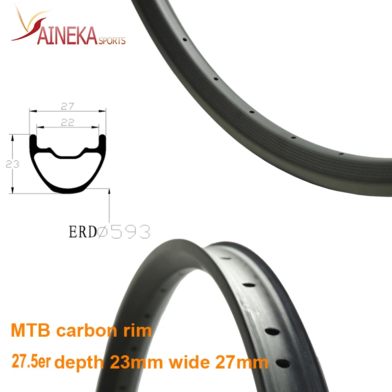 Карбоновые диски MTB 27 5 er 650b AM Для всех горных велосипедов диаметр 23 мм глубина