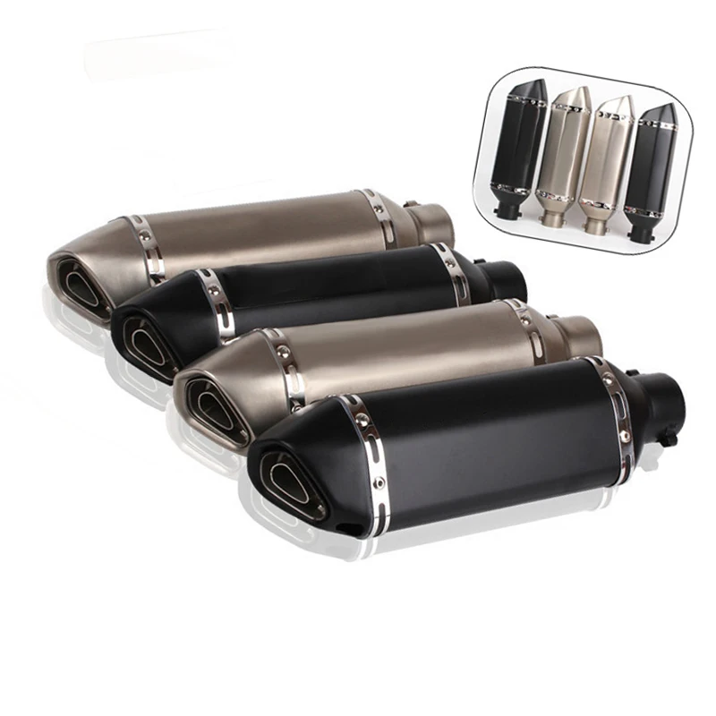 Купи 51mm Universal Motorcycle Exhaust Muffler Pipe DB Killer Scooter For PCX nmax 155 125 CBR250 CB400 cbr250RR R3 R25 Escape Moto за 294 рублей в магазине AliExpress