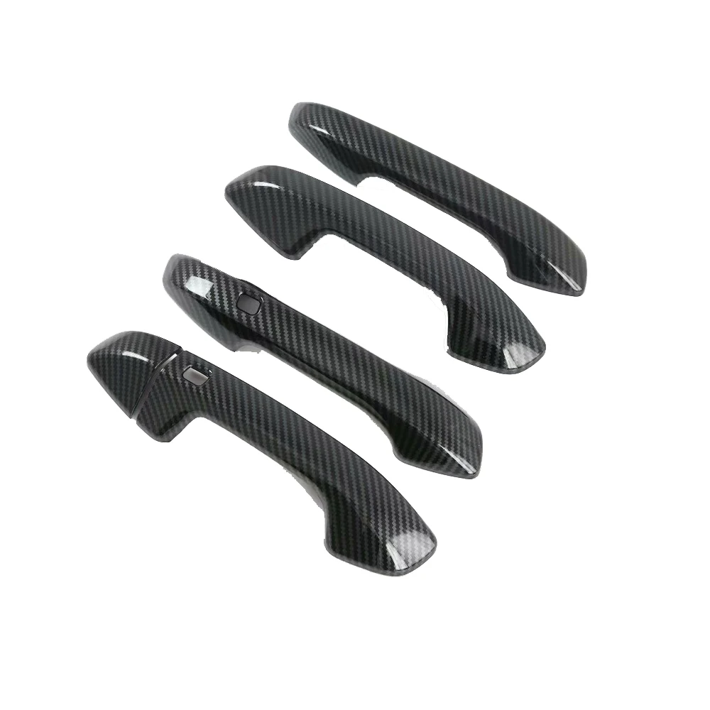 

Для Kia Cerato k3 Seltos 2019 2020 углеродное волокно автомобильная ручка Крышка отделка стикер автомобильный Стайлинг Аксессуары наклейка накладки