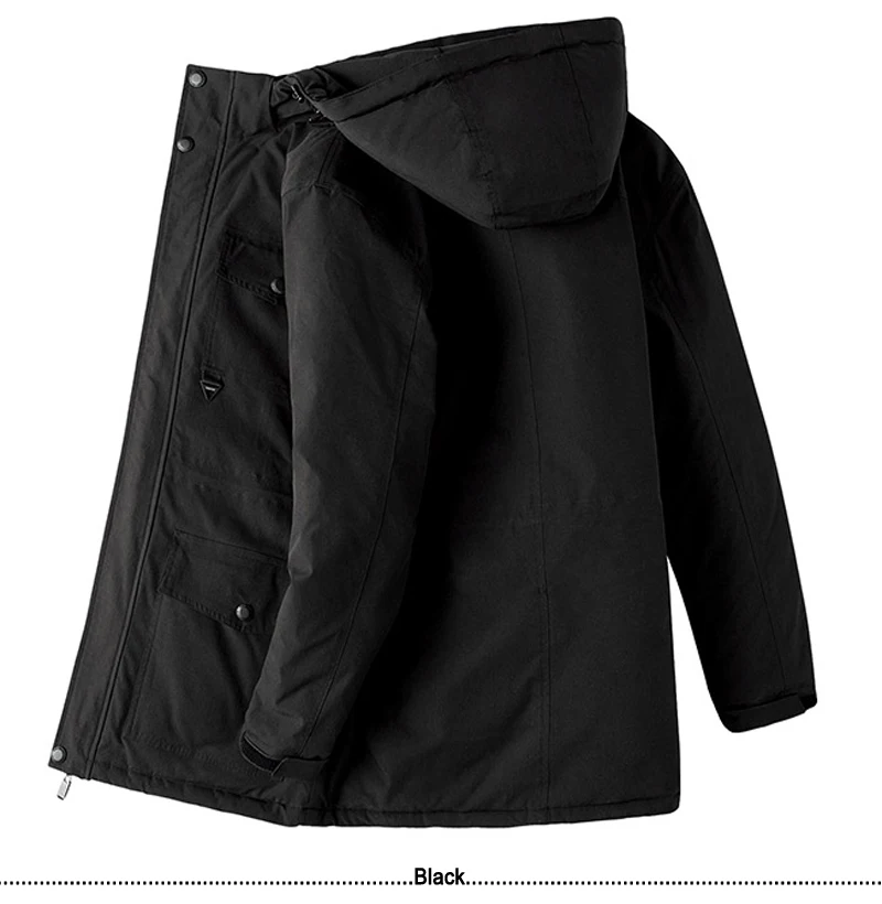 Большие размеры 6XL 7XL 8XL, зимняя куртка для мужчин, теплая утепленная ветровка, водонепроницаемые пальто, верхняя одежда, хлопковый пуховик, парка, мужская одежда