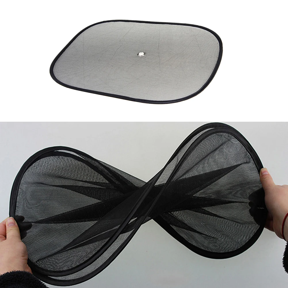 Черный Автомобильный солнцезащитный козырек 2020 44*37 см боковой задний