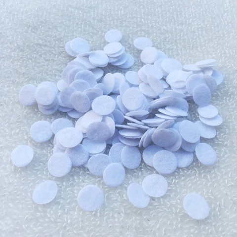 DIY 10mm 800 pcs rotunde cu pâslă rotundă tampoane din țesături accesorii placi neexplorate cu pâslă netezită accesorii de flori din țesătură