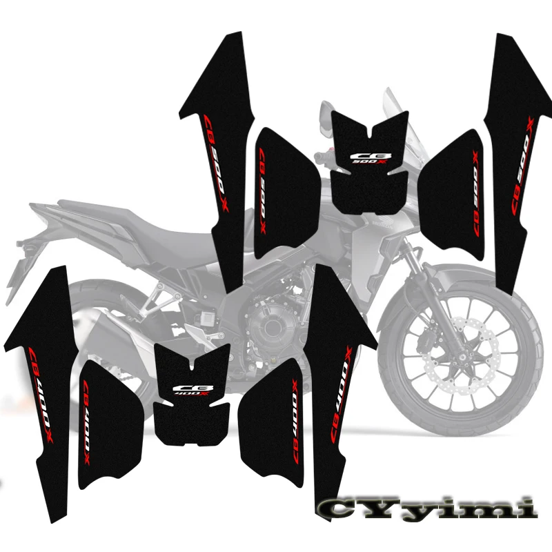 

For HONDA CB400x CB500X CB 400X 500X Motorcycle Protector Anti slip Oil Tank Pad Sticker Gas Knee Grip Traction Side 3M Decal