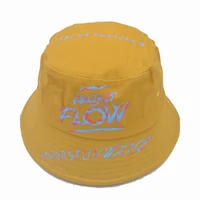 printed unisex letter graffiti bucket hats women men outdoor hip hop panama street dance hat foldable