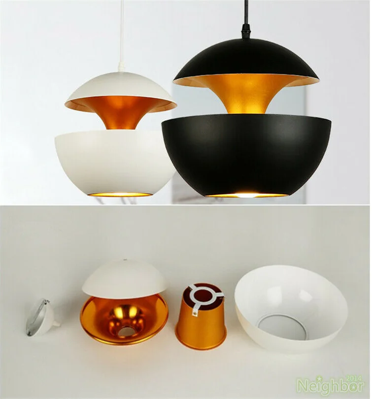 Современная железная светодиодная Подвесная лампа в виде яблока потолочное