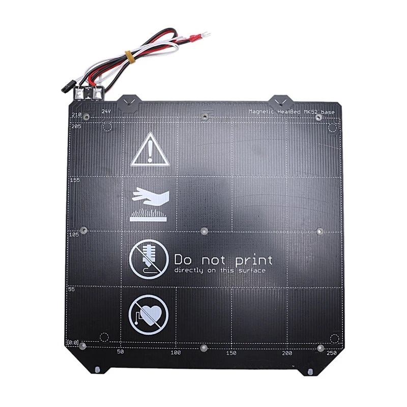 Для Clone Prusa I3 Mk3 netic Подогреваемая кровать Mk52 комплект проводки термистор с сеткой +