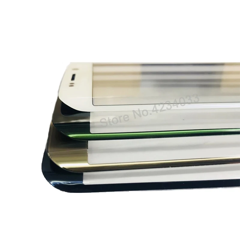 Замена ЖК переднего сенсорного экрана Стекло Внешний объектив для Samsung Galaxy S6 edge