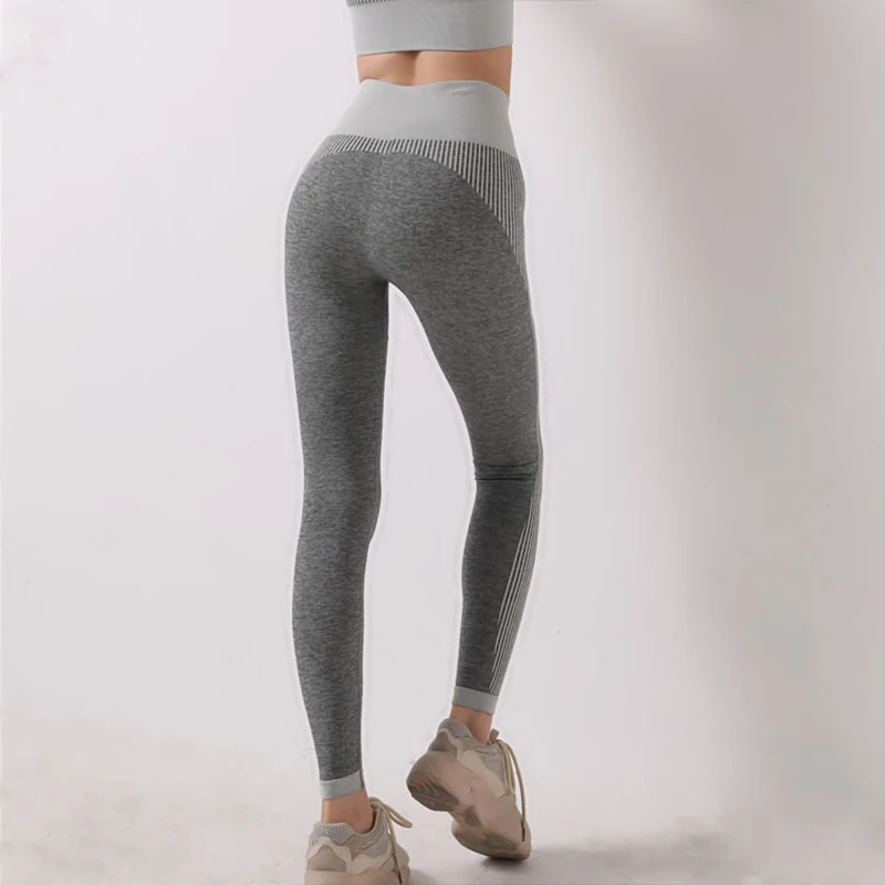 

ZZSLHL Yoga Pants Seamless High Waist Sport Gym Leggings Tummy Control Women Push Up Training Fitness Leggins Stretch Sportswear