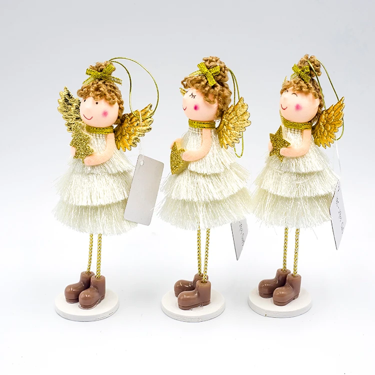 1 шт. милые куклы Ангел девочка игрушки для рождественской елки висячие украшения