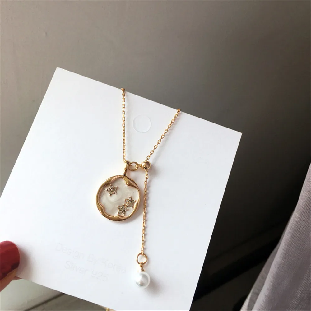 Лаконичное только красивое ожерелье Shamir из металла на шею для студентов Calvin