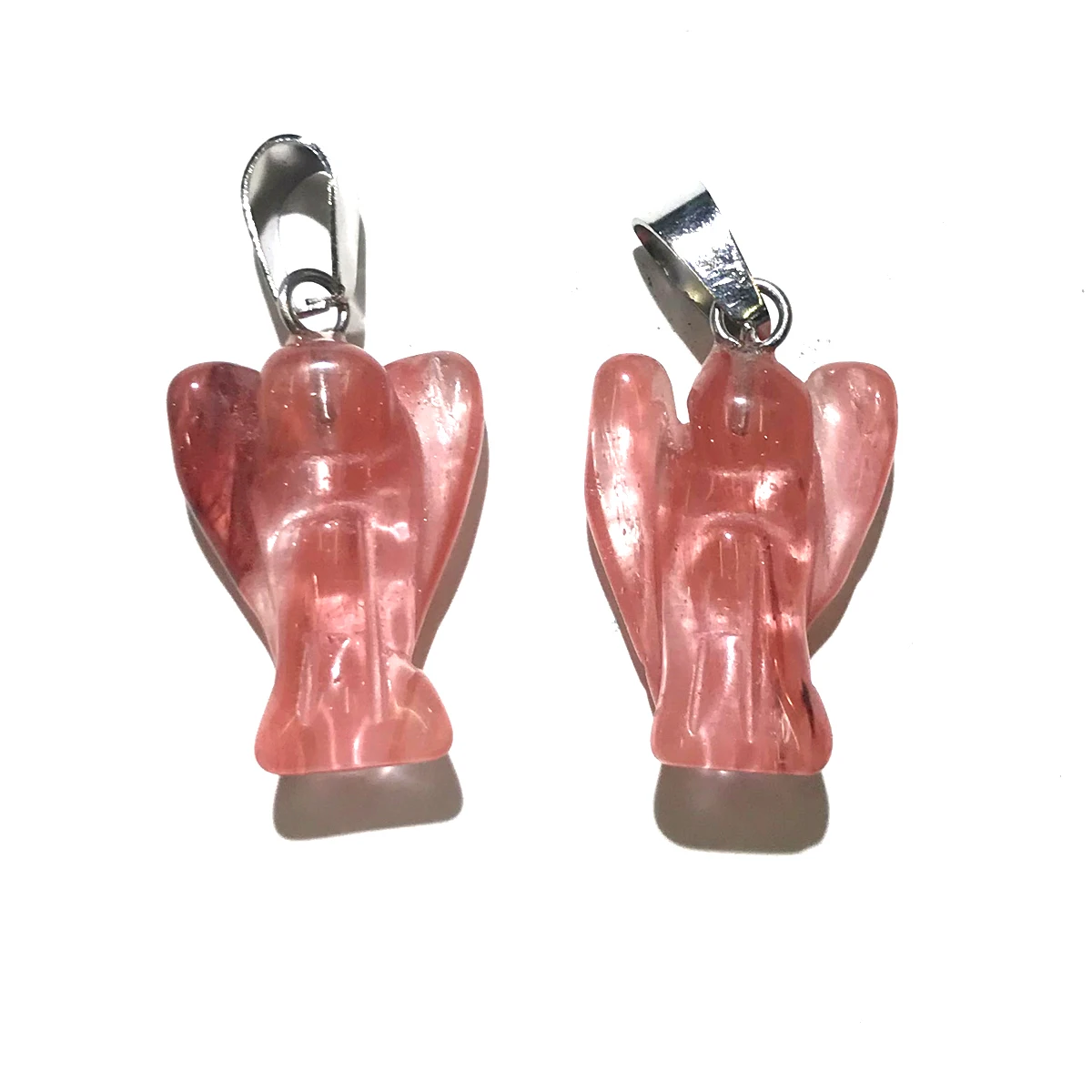 Натуральный камень в форме ангела хрустальные Агаты подвески на удачу кулон для