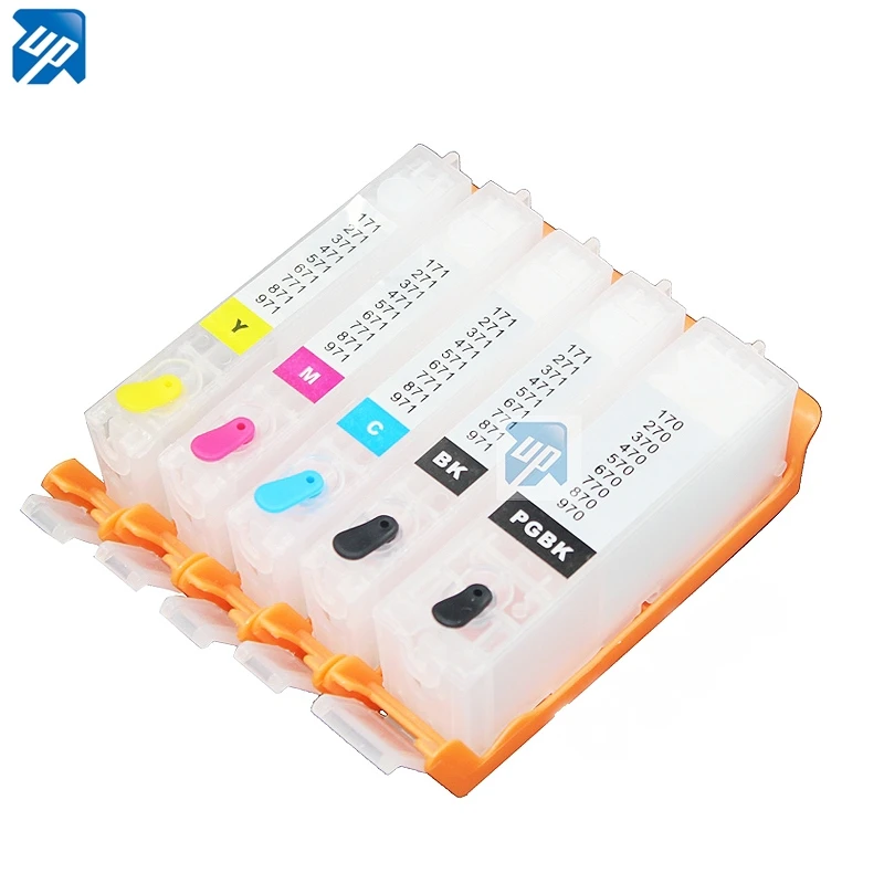 5 шт. PGI 770 CLI 771 многоразовые картриджи для canon MG5770 MG6870 TS5070 TS6070 TS8070 с чипом ARC PGI770|ink