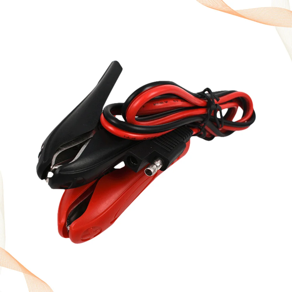 

1pc SAE 2 Pole Plug Connector Cord Solar Energy Alligator Clip Conversion Cable Connector