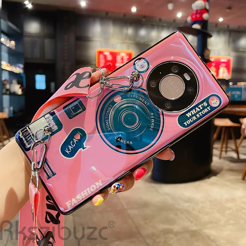 Силиконовый чехол с камерой для Huawei P Smart Z Plus 2019 Y5 Y6 Prime Y7 Y9 2018 Y5P Y6P Y7P Y8P Nova 2i 3i 5T