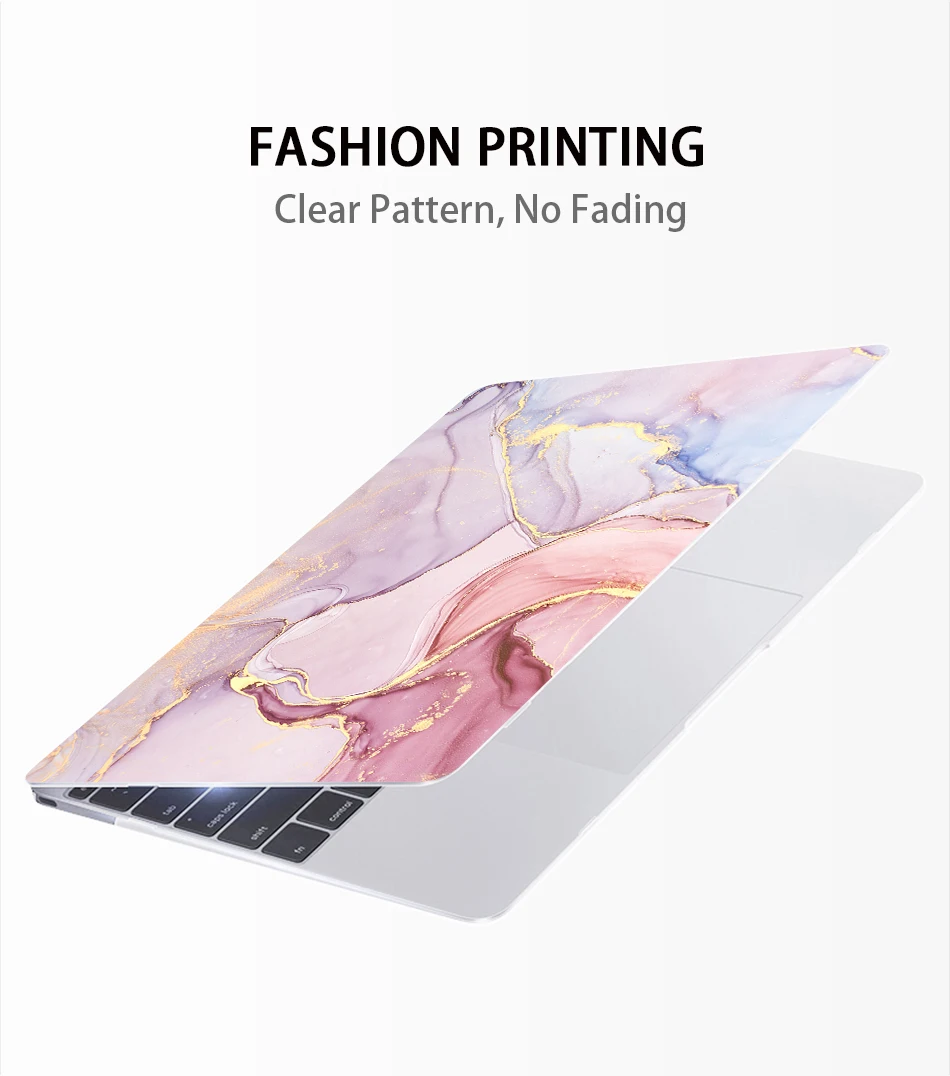 MTT мраморный чехол для Macbook Air Pro retina 11 12 13 15 16 дюймов, чехол для ноутбука mac book Pro 13,3 15,4 с сенсорной панелью