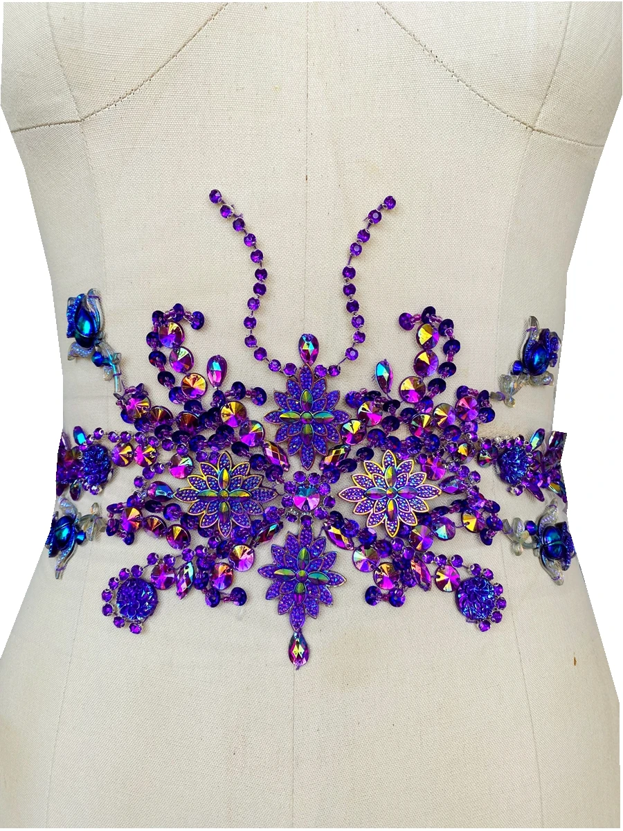 Аппликация ручной работы с блестящими бусинами разы 6 цветов аппликация камнями