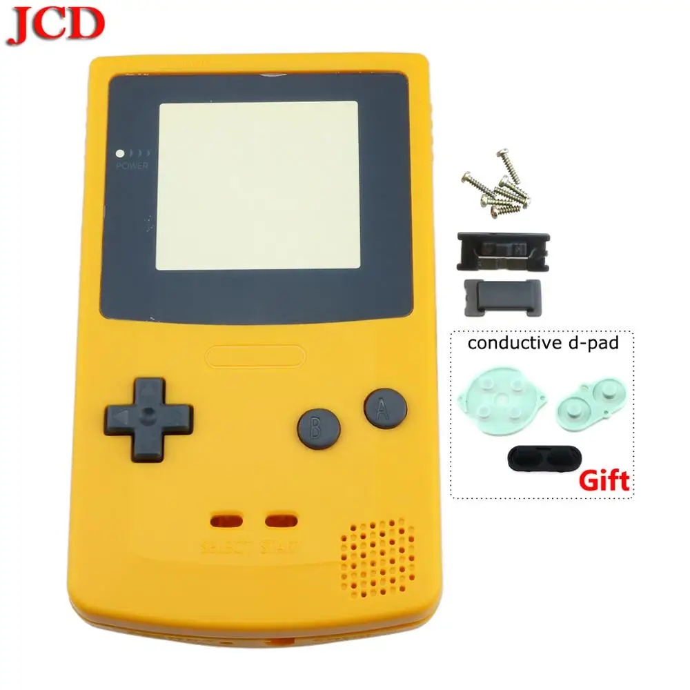 JCD Новинка для GBC полный корпус корпуса чехол Nintendo Ремонт Gameboy цветная часть