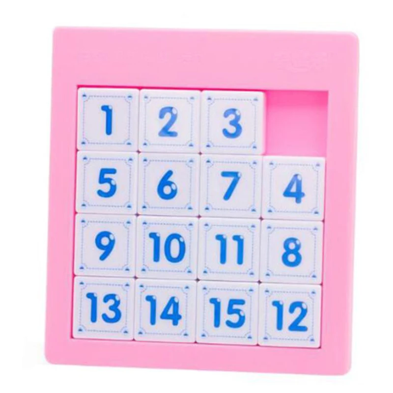 

Numbers Sliding Puzzle Tangram Counting Toys Educational Brain Teaser Smart Games For Kids Children