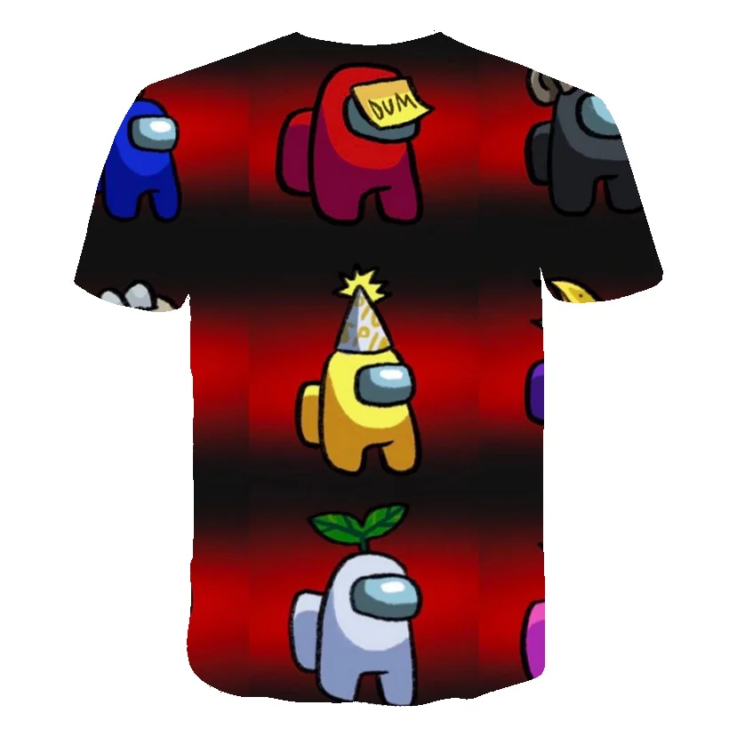 

2021 Game Among We t shirt Super Mario T Shirt Video Game Streetwear Kids Funny Cartoon Anime Tshirt Boy Summer Hip Hop Tops