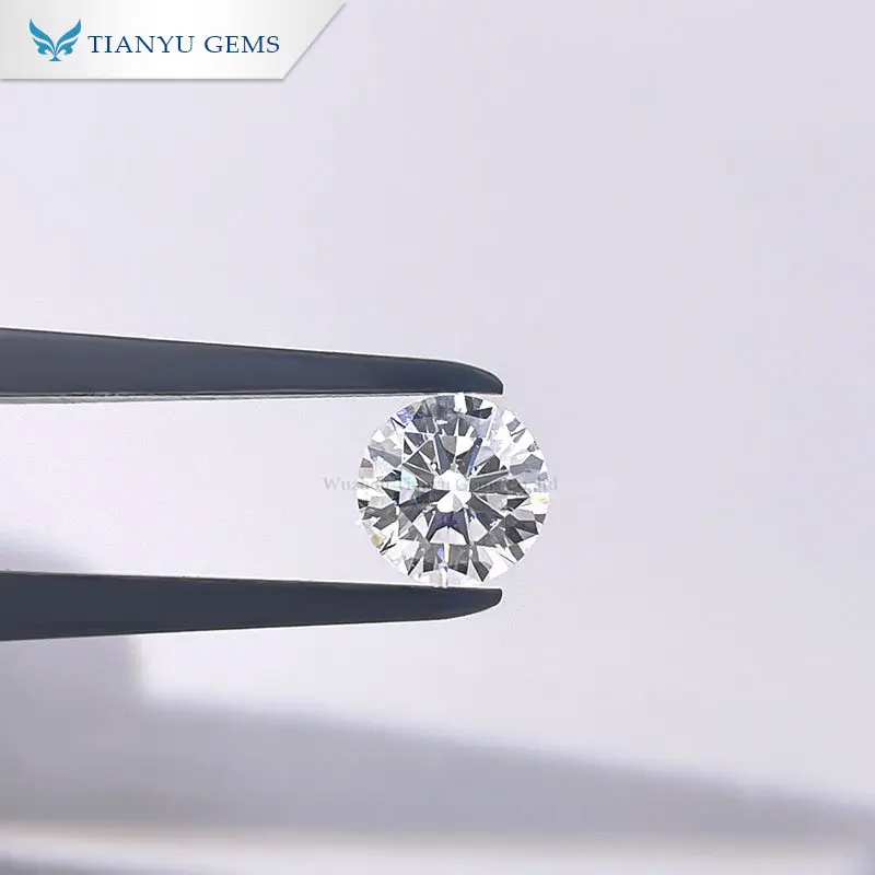 

Tianyu Gems Round CVD 1.02ct E VS2 2EX VG Lab Grown Diamonds IGI 6.51X6.55X3.92mm Lab Created Synthetic Diamond for Ring Jewelry