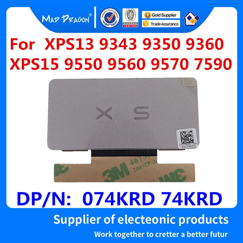 Новая Оригинальная табличка для ноутбука Dell XPS 13 XPS13 9343 9350 9360 15 XPS15 9550 9560 9570 074KRD 74KRD |