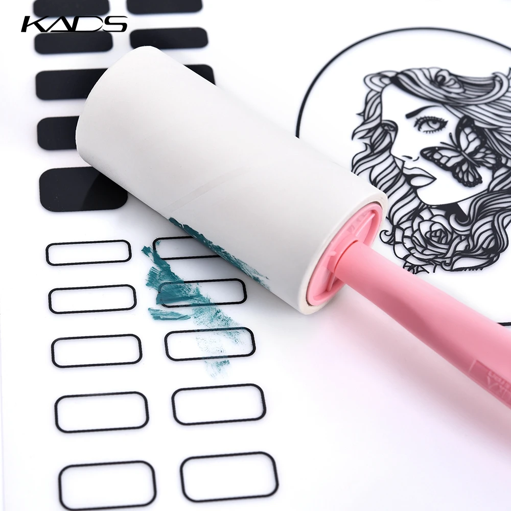 KADS Ногтей Stamp Важная Глава инструмент Чистый Инструмент Nail Art Профессиональная