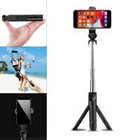 phone selfie stick remote control with tripod integrated multi function video live support phone holder fit smartphone