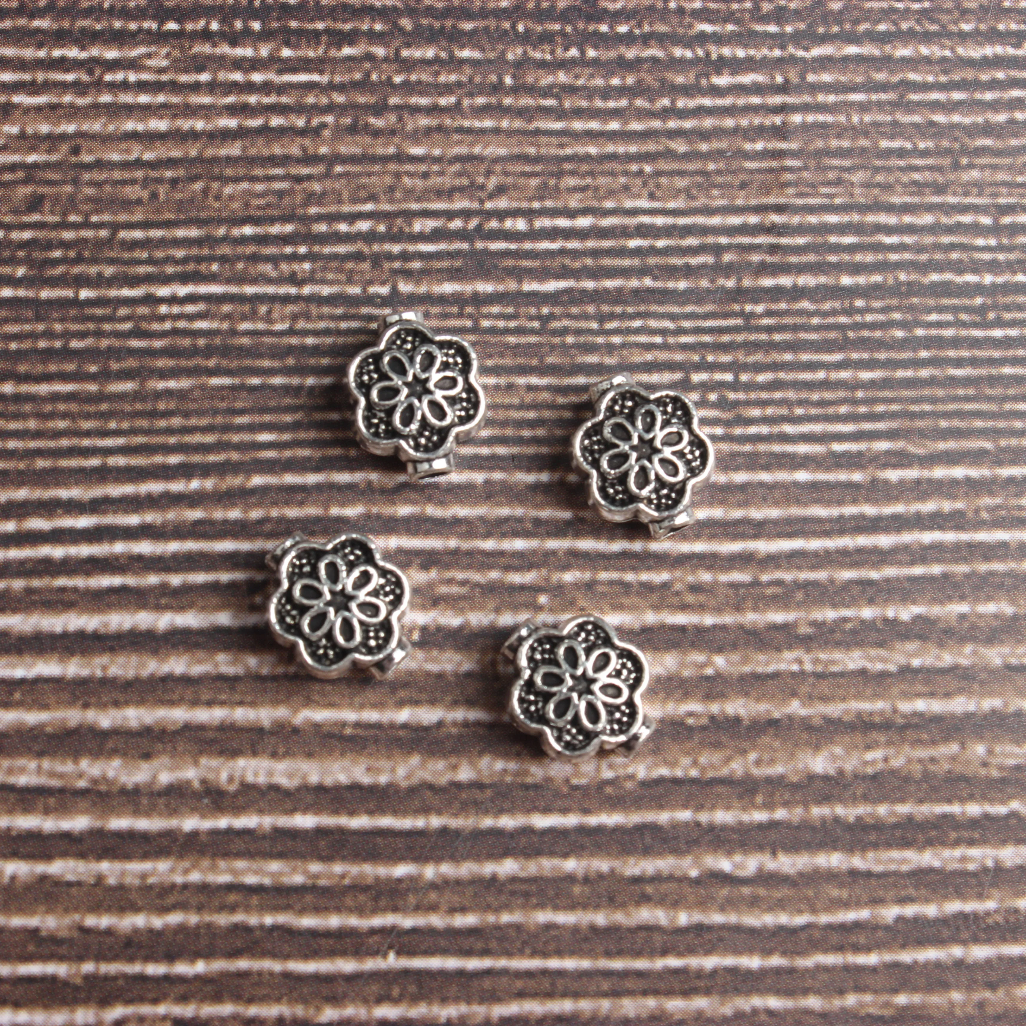 

10PCS Fashion DIY Necklace Lotus Yoga Spacer Beads Pendant For Women And Men Jewelry Making DIY Bracelet Accessories Wholesale