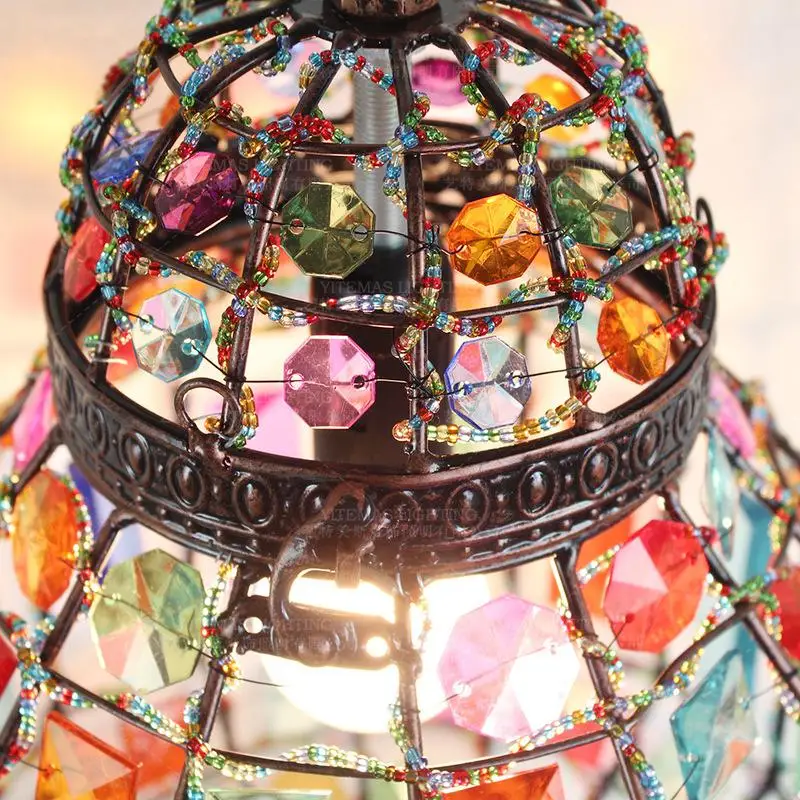 Винтажный подвесной светильник в арабском стиле 1 мусульманском цветной ретро