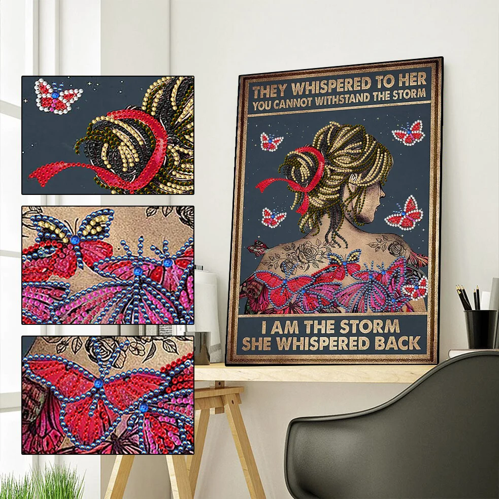 

5D diamond painting with special-shaped rhinestones girl diamond embroidery cross stitch mosaic home decoration