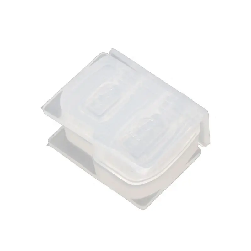 

Мини-банки для меда пресс-форм флакон духов ожерелье форма для литья под давлением для миниатюрного Еда играть силиконовые формы A0KD