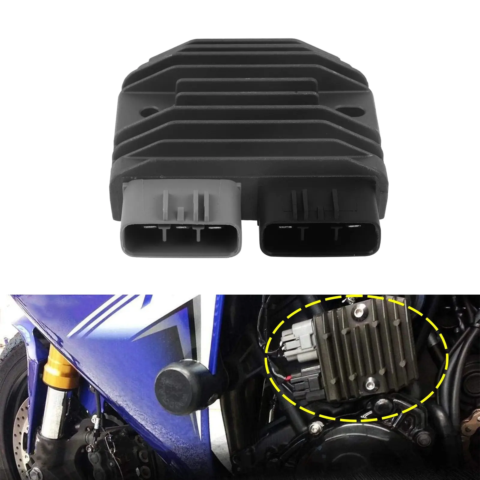 

Регулятор напряжения мотоцикла выпрямитель Профессиональный 12 В запчасти для мотоцикла Yamaha для Honda Для Kawa-saki