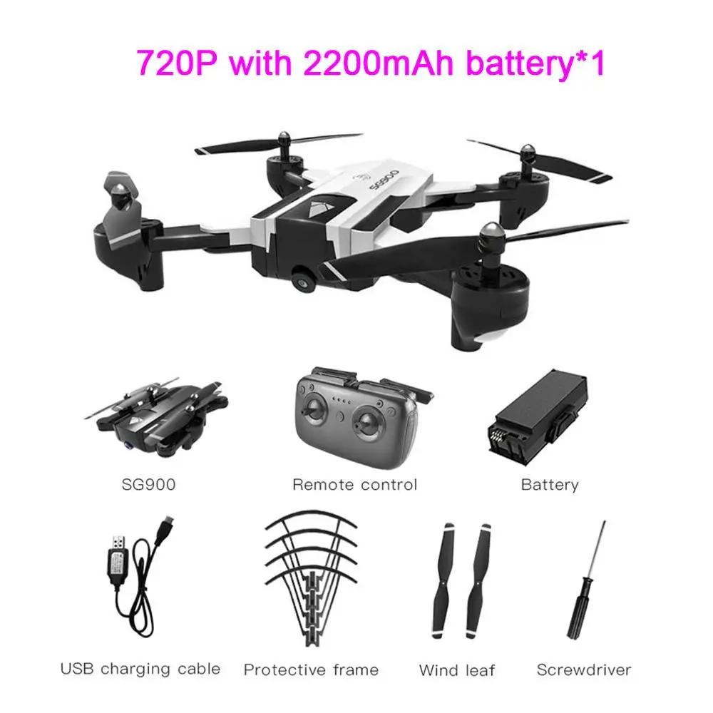 SG900 4K Дрон двойная камера HD 22mins полёт Профессиональный FPV RC gps Дрон фиксированная точка высота удержания Дрон VS gps SG900S - Цвет: SET 30